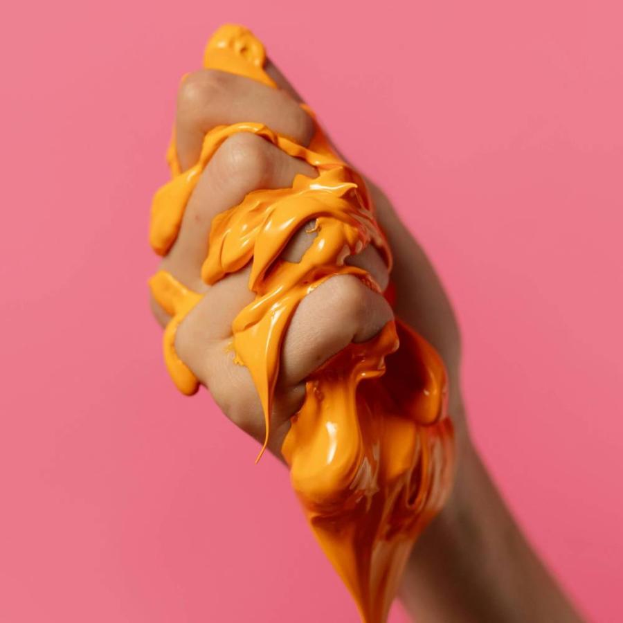 Someone mashing slime
