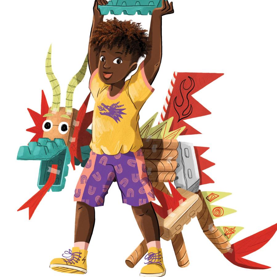 Summer reading challenge character