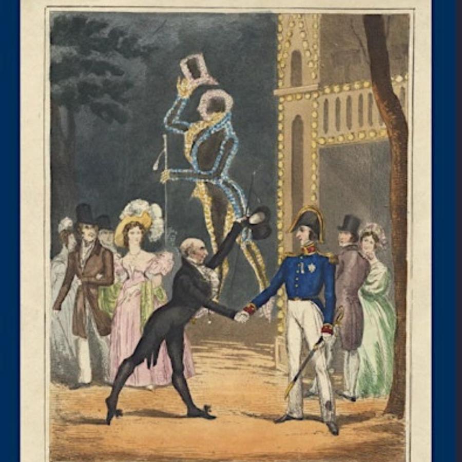 print of Vauxhall Pleasure gardens