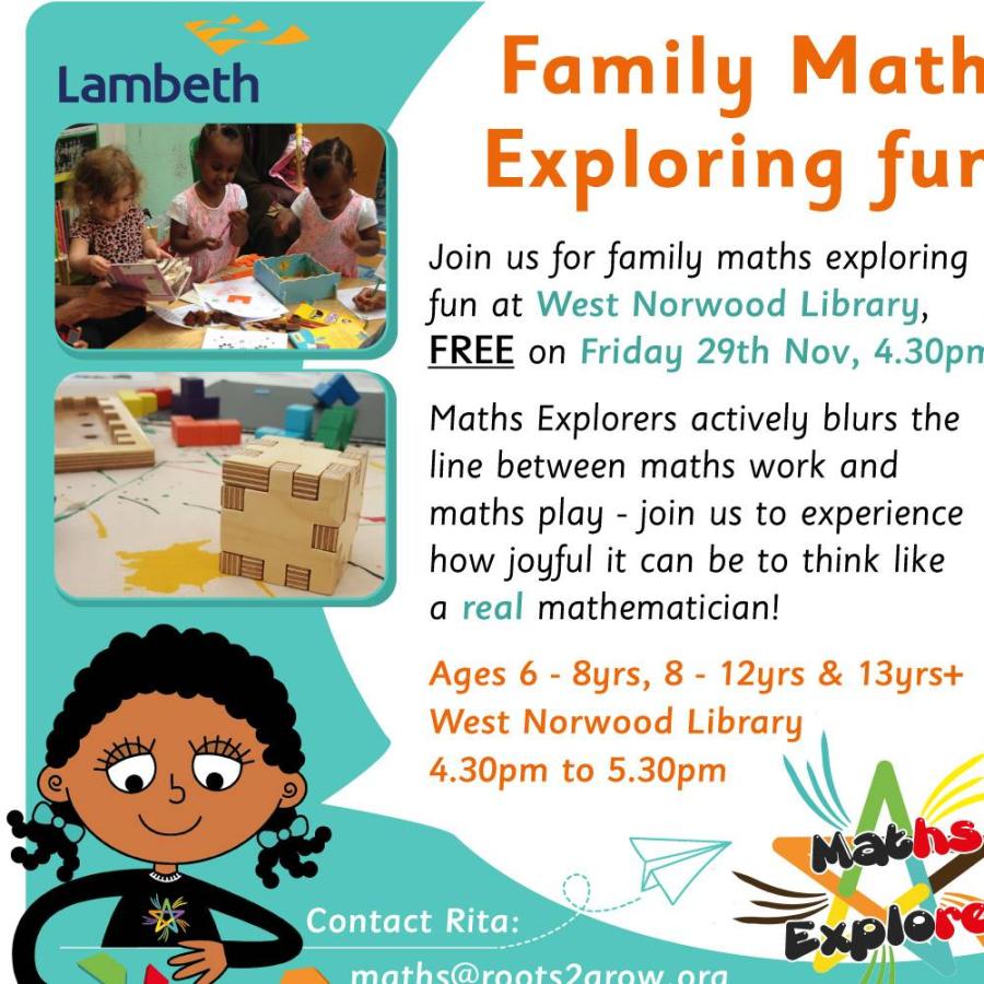 Maths fun club poster