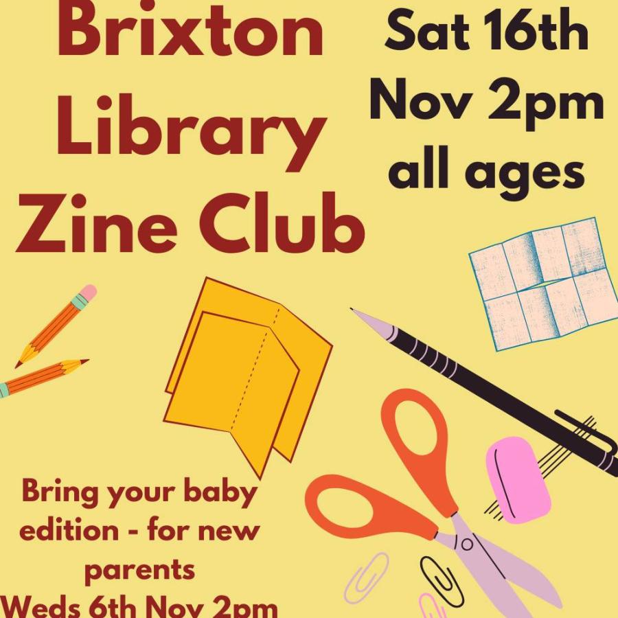 a copy of zine flyer