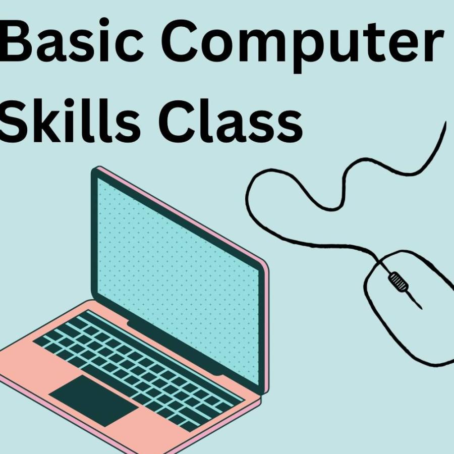 A poster for the Basic Computer Skills session