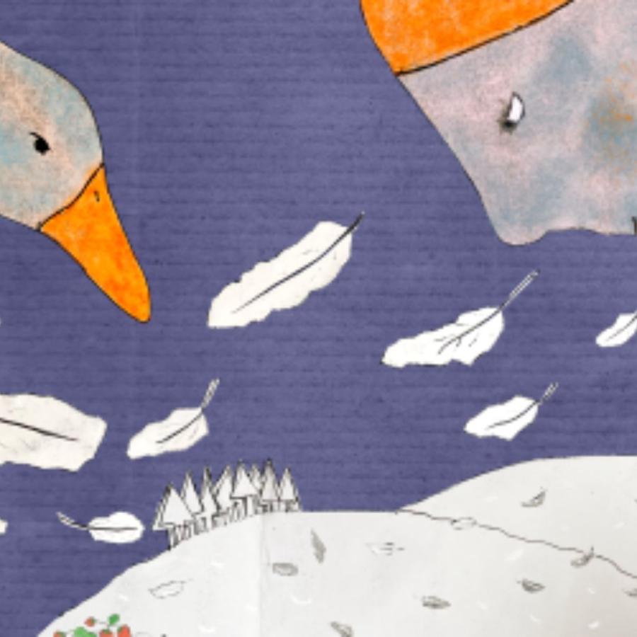 the goose and mrs frost close up of poster