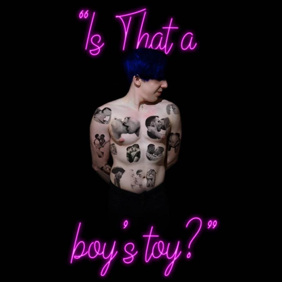 a man showing various tattoos on his body