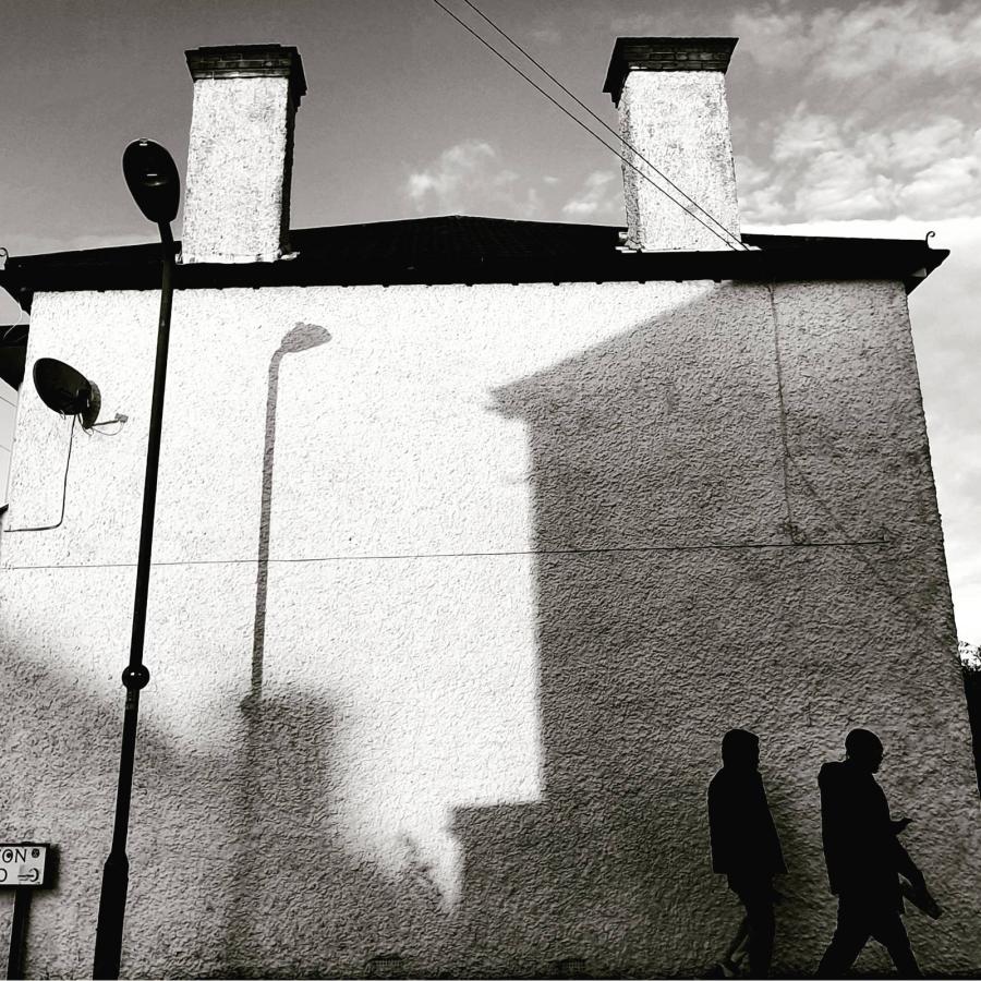 white building