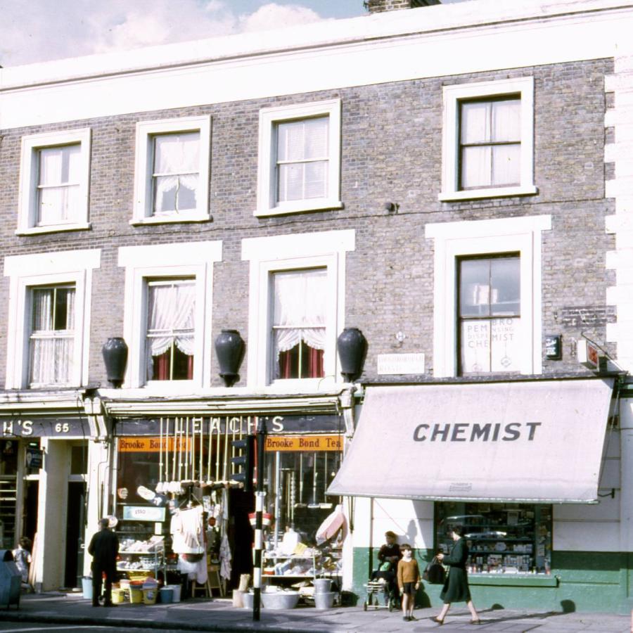 a lovely terrace building