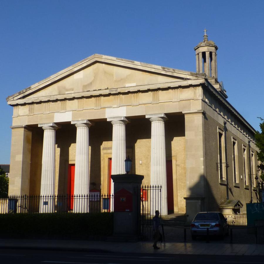 a picture of Waterloo church