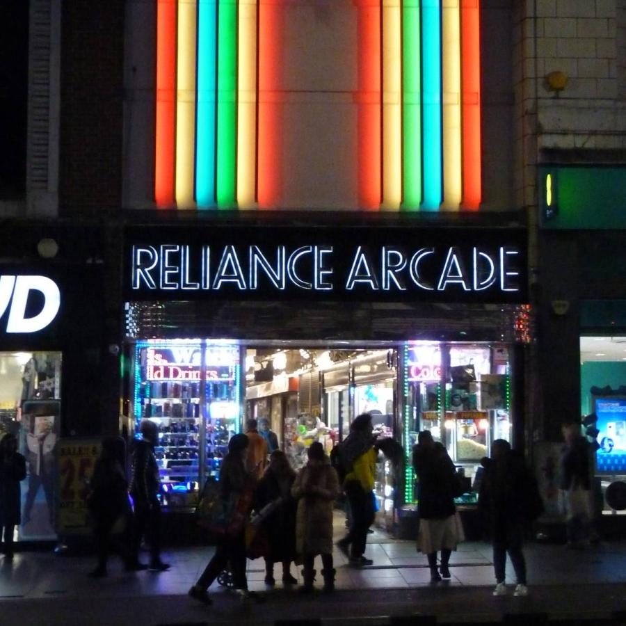 The Brixton Market arcade