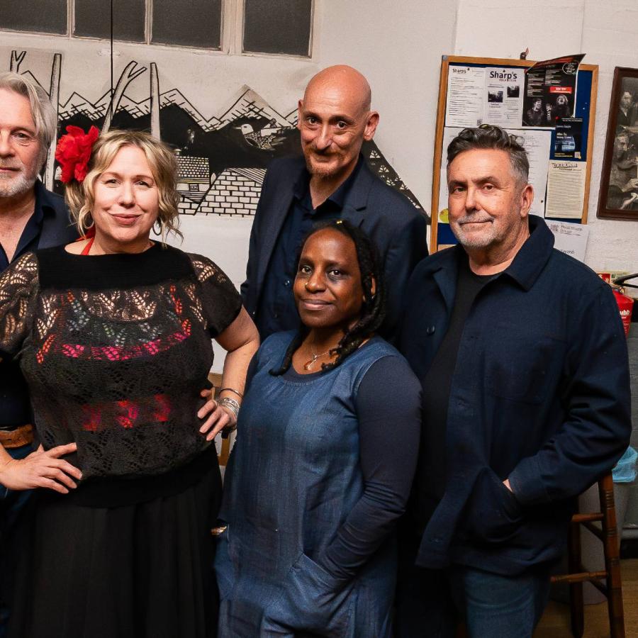 A photo of Naomi Bedford and her crew