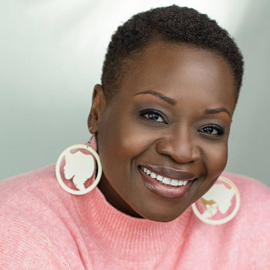 Tola posing for the camera.