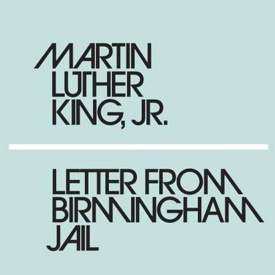 Minimalist poster featuring Martin Luther King Jr. and Birmingham Jail.